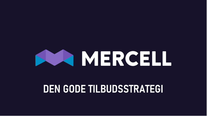 Den gode tilbudsstrategi