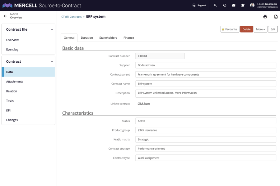 Contract Management | Contract Management from Mercell